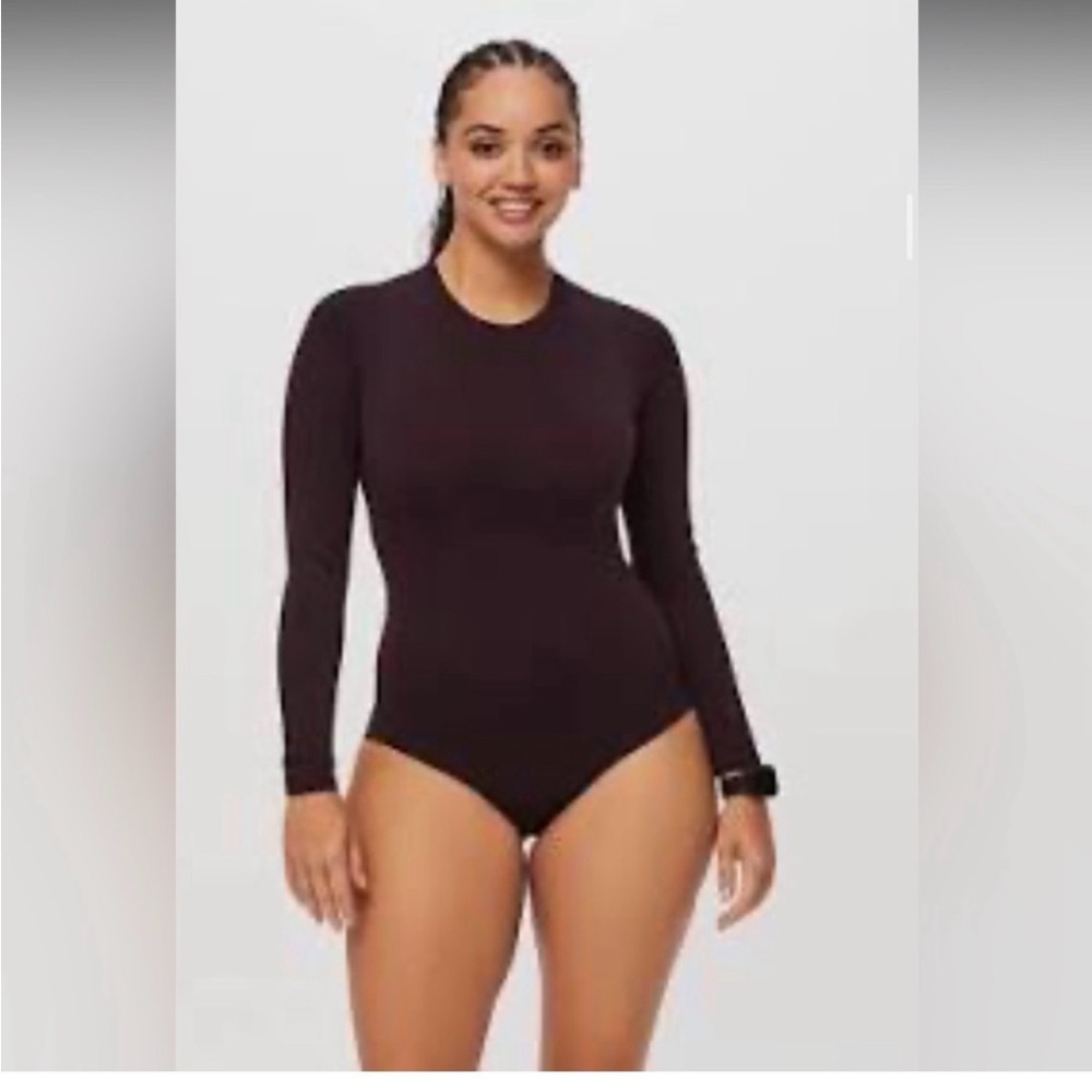 NWT DEEP PURPLE SALTA FIGS BODYSUIT XS